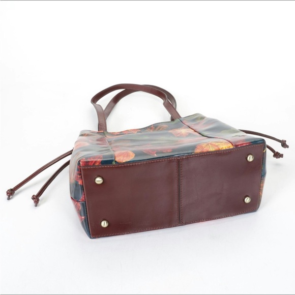 NWT Patricia Nash Autumn Leaf Tote - Brown and Multicolor - Picture 4 of 6